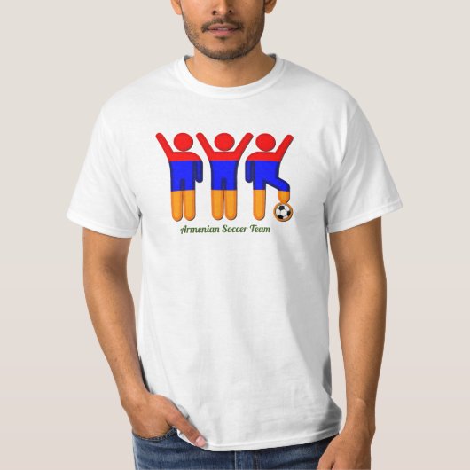 アルメニアドサッカーTシャツ Tシャツ (正面)