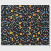 アルメニアドリトリコラーフラワーラッピング紙 ラッピングペーパー (フラット)