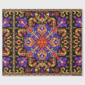 アルメニアフォークアートラッピング紙 ラッピングペーパー (フラット)