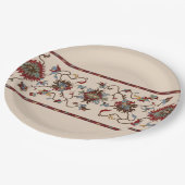 アルメニアフォークアート紙プレート ペーパープレート (アングル)