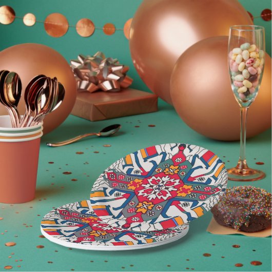 アルメニアフォークアート紙プレート ペーパープレート (複数)