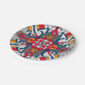 アルメニアフォークアート紙プレート ペーパープレート (アングル)