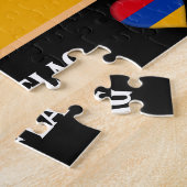 アルメニアフラグ&アルメニア国/アルメニア ジグソーパズル (側面)