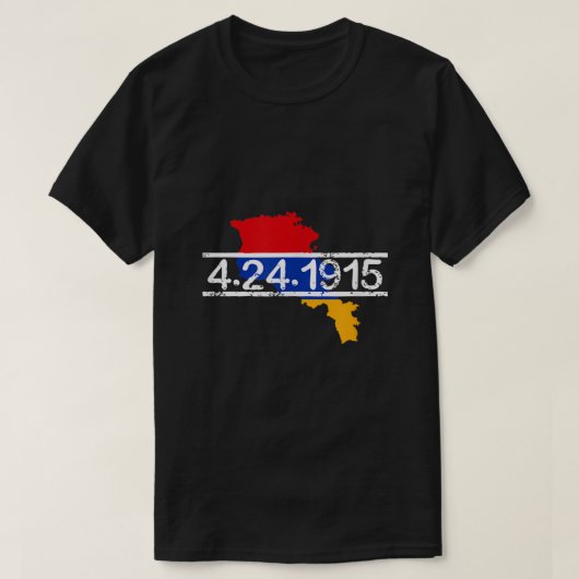 アルメニアプライドジェノサイド記念日4月ファミリーM Tシャツ (デザイン正面)