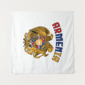 アルメニアプライド国旗のコーヒーマグTシャツトラッカーハット タペストリー (正面(横))