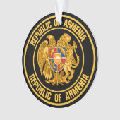 アルメニアラウンドエンブレム オーナメント (正面)