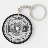 アルメニアラウンドエンブレム キーホルダー (裏面)