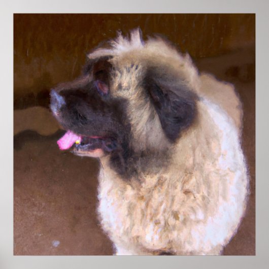 アルメニアンガンパルドッグポートレート ポスター (正面)