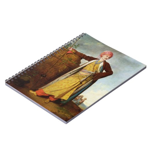 アルメニア人のポートレート、1771年(キャンバスの油) ノートブック (左側)