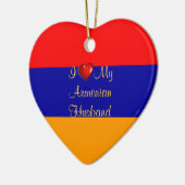 アルメニア人の夫が大好き セラミックオーナメント (左)