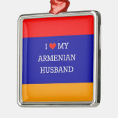 アルメニア人の夫が大好き メタルオーナメント (左)