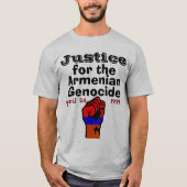 アルメニア人ジェノサイドTシャツ Tシャツ (正面)
