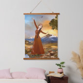 アルメニア人ダンサーウッドが壁のタペストリーを乗り越えた 吊り下げ型タペストリー (寝室)