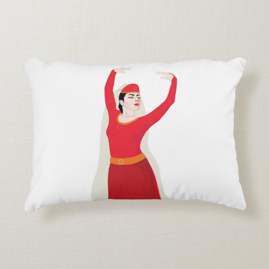 アルメニア人女性:愛と強さの遺産 アクセントクッション (正面)