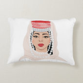 アルメニア人女性:愛と強さの遺産 アクセントクッション (裏面)