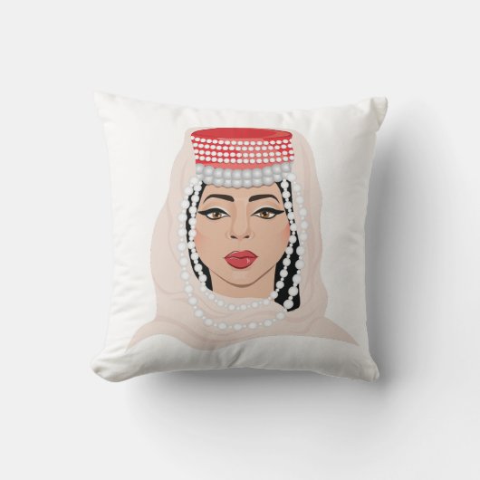 アルメニア人女性：愛と強さの遺産 クッション (正面)