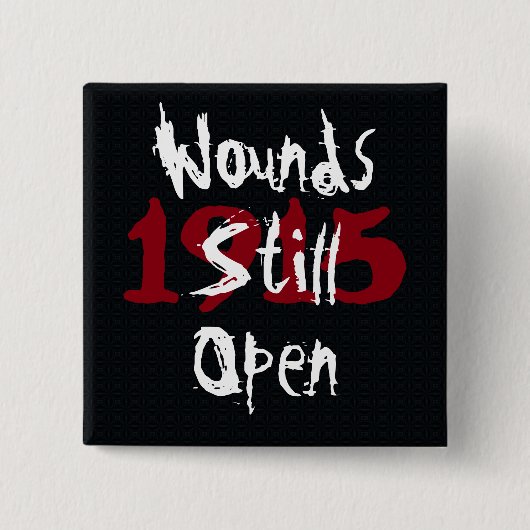 アルメニア人虐殺のピン 缶バッジ (正面)