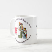 アルメニア人虐殺の記念碑 コーヒーマグカップ (正面左)