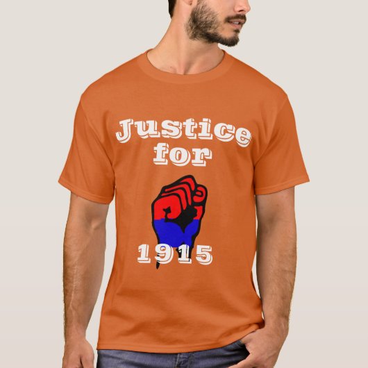 アルメニア人虐殺Tシャツ Tシャツ (正面)