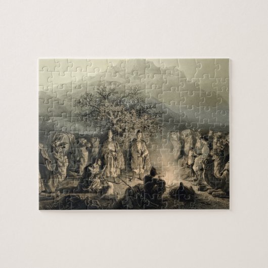 アルメニア商人のキャラバン、Transcaucasiaは、地図をつくります ジグソーパズル (横)