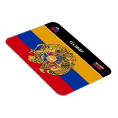 アルメニア国旗とアルメニアの国旅行/アルメニア マグネット (右側)