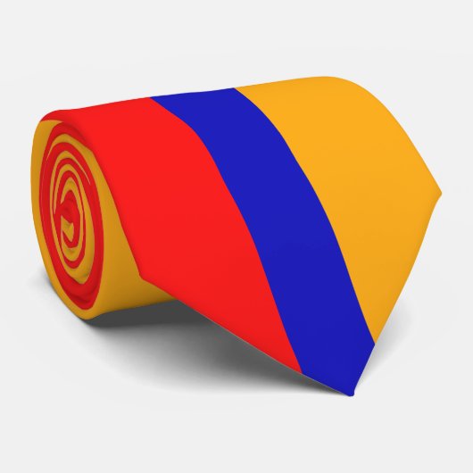 アルメニア国旗のネックタイ ネクタイ (ロール)