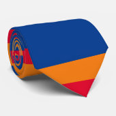アルメニア国旗のパターン ネクタイ (ロール)
