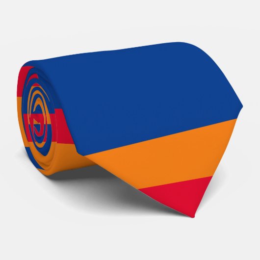 アルメニア国旗のパターン ネクタイ (ロール)