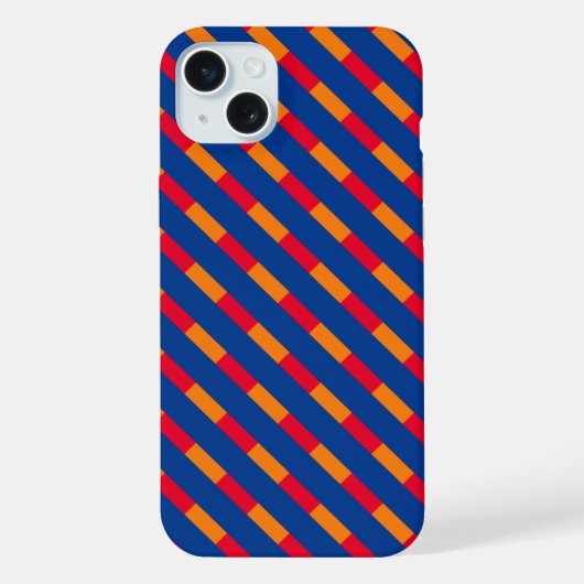 アルメニア国旗のパターン iPhoneケース (裏面)