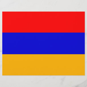 アルメニア国旗のフライヤー チラシ
