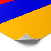 アルメニア国旗のポスター ポスター (角)