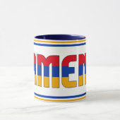アルメニア国旗の愛国的なコーヒー マグカップ (中央)