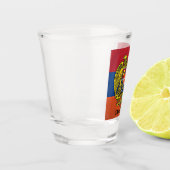 アルメニア国旗の紋章の紋章ハヤスタン ショットグラス (左)