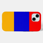 アルメニア国旗のApple iPhone 15 Case-Mateケース Case-Mate iPhoneケース (裏面 (横))
