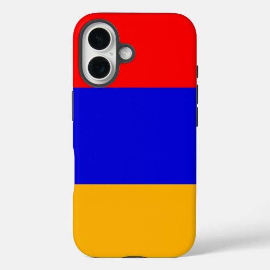 アルメニア国旗のiPhone 16 Case-Mateケース Case-Mate iPhoneケース (裏面)