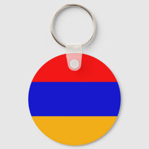 アルメニア国旗を持つキーチェーン キーホルダー