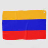 アルメニア国旗を持つゴルフタオル ゴルフタオル (横)