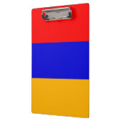 アルメニア国旗を持つ愛国的なクリップボード クリップボード (左)