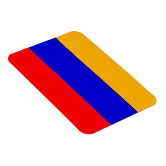 アルメニア国旗を持つ愛国的な柔軟な磁石 マグネット (右側)