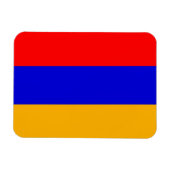 アルメニア国旗を持つ愛国的な柔軟な磁石 マグネット (横)