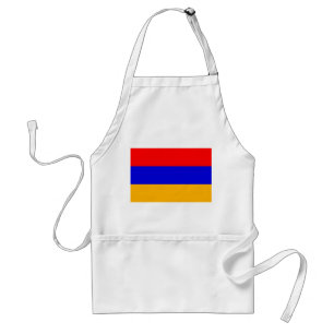 アルメニア国旗を掲げたエプロン スタンダードエプロン