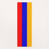 アルメニア国旗を掲げた愛国的なヨガマット ヨガマット (正面)