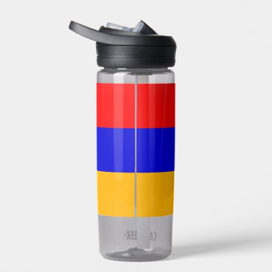 アルメニア国旗を掲げた水瓶 ウォーターボトル (右面)