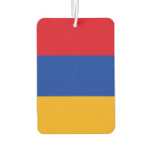 アルメニア国旗 カーエアーフレッシュナー (裏面)