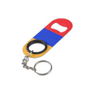 アルメニア国旗 キーホルダー栓抜き (裏面アングル)