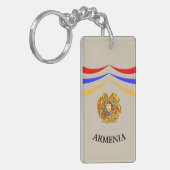アルメニア国旗 キーホルダー (正面左)