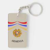アルメニア国旗 キーホルダー (裏面)