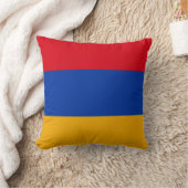 アルメニア国旗 クッション (ブランケット)
