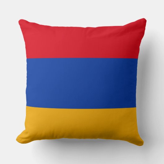 アルメニア国旗 クッション (正面)