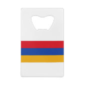 アルメニア国旗 クレジットカード栓抜き (裏面)